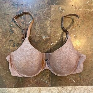 WOMEN’S VICTORIA’S SECRET SZ 34C Brown UPLIFT SEMI SEMI LIGHTLY LINED BRA